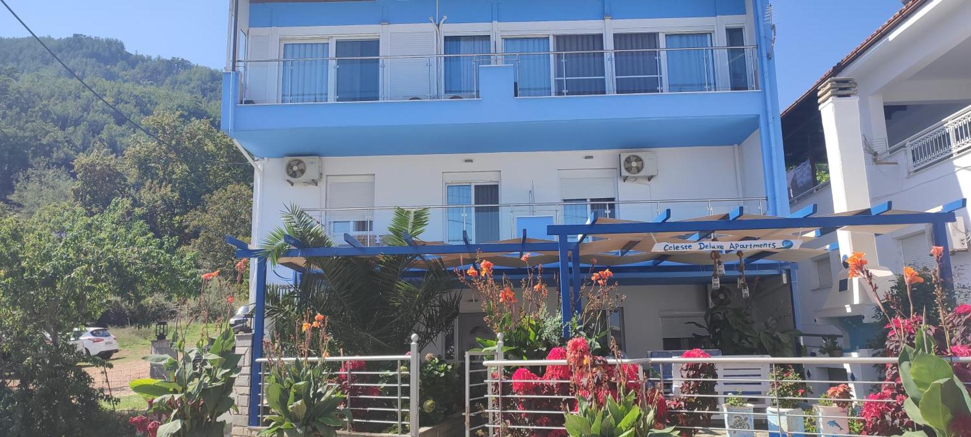 Celeste Deluxe Apartments Skala Potamia  Buitenkant foto