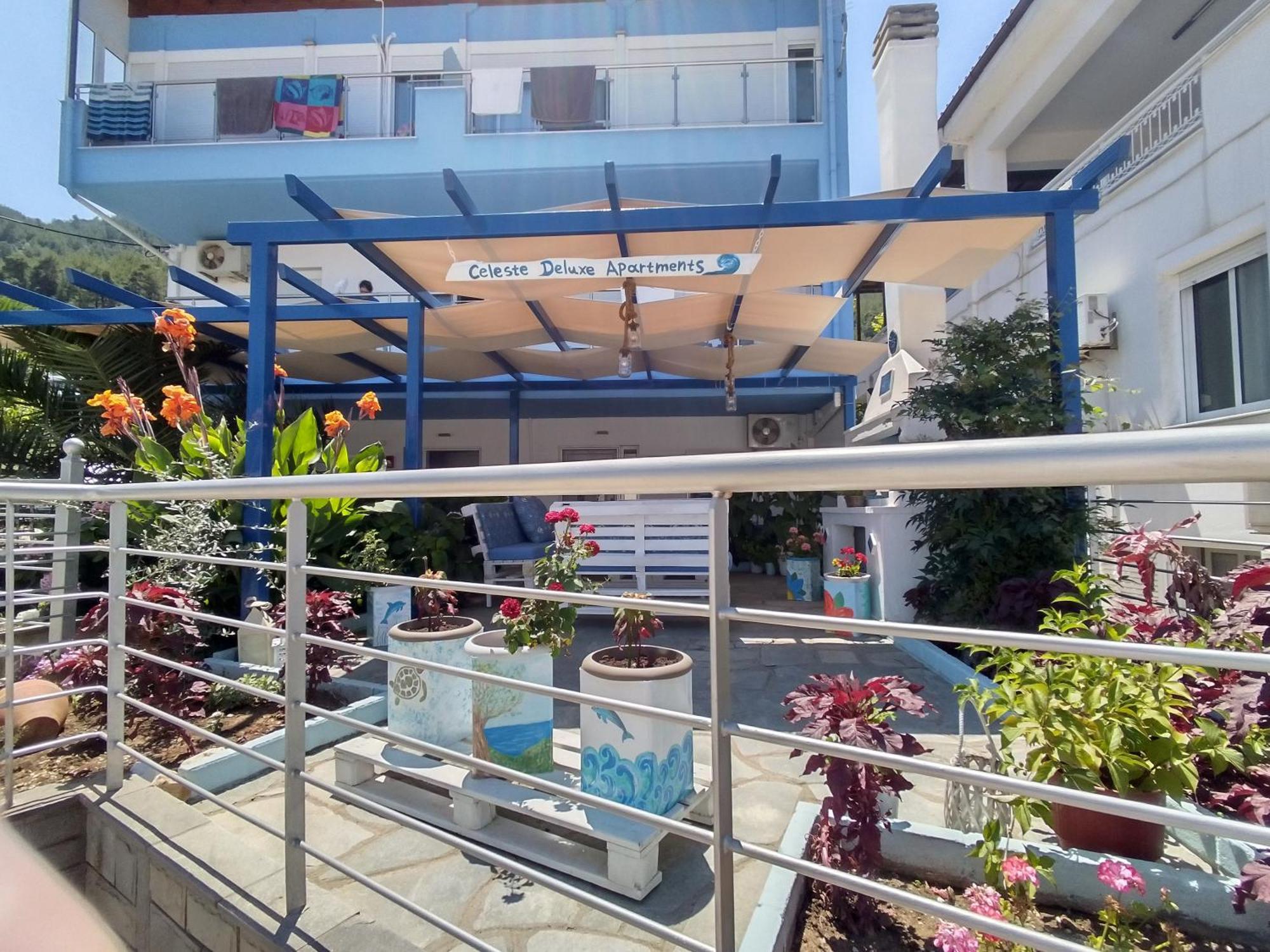 Celeste Deluxe Apartments Skala Potamia  Buitenkant foto