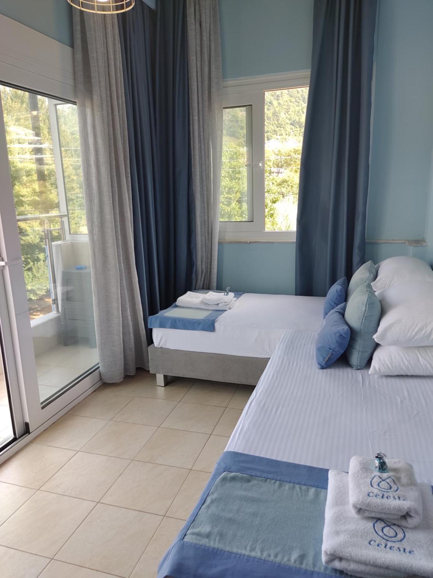 Celeste Deluxe Apartments Skala Potamia  Kamer foto