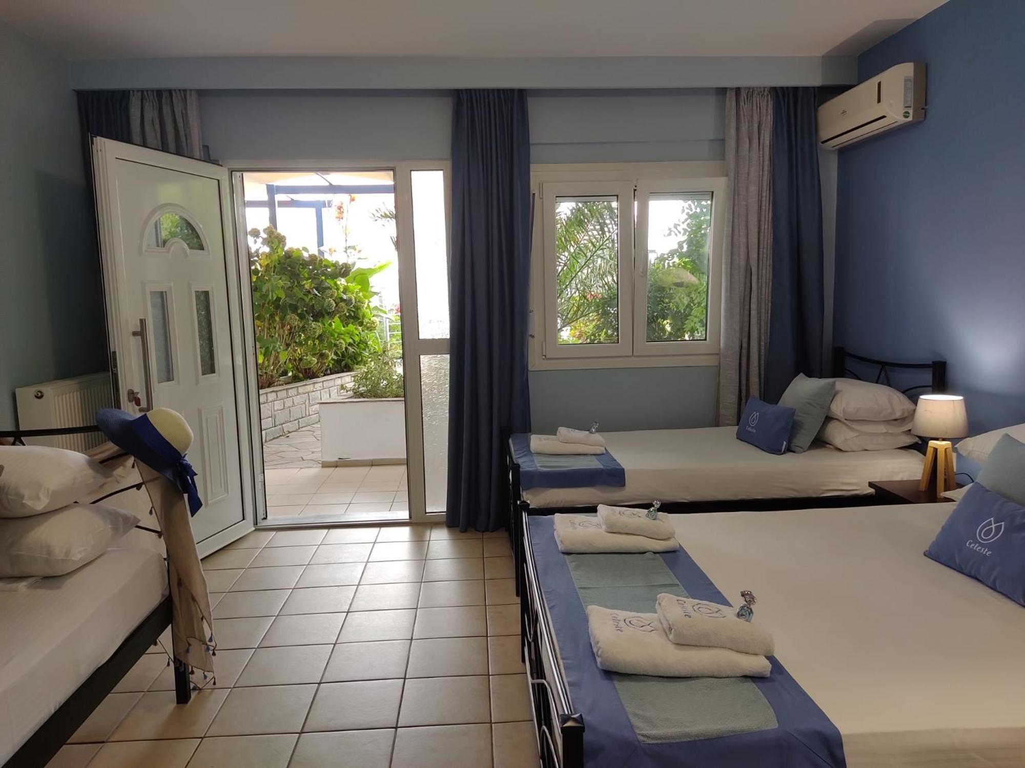 Celeste Deluxe Apartments Skala Potamia  Kamer foto